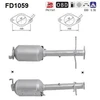 Image de Filtre À Particules / À Suie, Échappement Fd1059 As As Fd1059 Ford