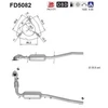 Image de Filtre À Particules / À Suie, Échappement Fd5082 As As Fd5082 Ford