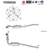 Image de Filtre À Particules / À Suie, Échappement Fd5082q As As Fd5082q Ford