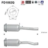 Image de Filtre À Particules / À Suie, Échappement Fd1082q As As Fd1082q Seat;Volkswagen