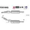 Image de Filtre À Particules / À Suie, Échappement Fd5168q As As Fd5168q Peugeot