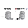 Image de Filtre À Particules / À Suie, Échappement Fd1081q As As Fd1081q Citroen;Fiat;Peugeot;Toyota