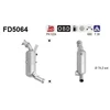Image de Filtre À Particules Diesel, Système D'Échappement Fd5064 As As Fd5064 Mercedes-Benz