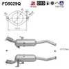 Image de Filtre À Particules, Système D'Échappement Fd5029q As As Fd5029q Nissan;Opel;Renault;Vauxhall
