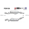 Image de Filtre À Particules Diesel, Système D'Échappement Fd5138 As As Fd5138 Mercedes-Benz