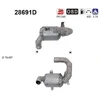 Image de Catalyseur As 28691d Citroen;Ds;Peugeot