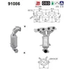 Image de Catalyseur As 91086 Opel;Suzuki;Vauxhall