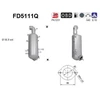 Image de Filtre À Particules Diesel, Système D'Échappement Fd5111q As As Fd5111q Alfa Romeo;Fiat;Jeep;Lancia;Opel