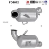 Image de Filtre À Particules Diesel, Système D'Échappement Fd1072 As As Fd1072 Mercedes-Benz