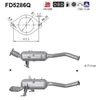 Image de Filtre À Particules Diesel, Système D'Échappement Fd5286q As As Fd5286q Nissan;Opel;Renault