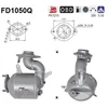 Image de Filtre À Particules Fd1050q As As Fd1050q Subaru;Toyota