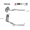 Image de Filtre À Particules, Système D'Échappement Fd5140 As As Fd5140 Audi;Seat;Skoda;Volkswagen