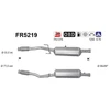 Image de Filtre À Particules Diesel, Système D'Échappement Fr5219 As As Fr5219 Citroen;Ds;Opel;Peugeot