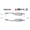 Image de Filtre À Particules Diesel, Système D'Échappement Fr5219q As As Fr5219q Citroen;Ds;Opel;Peugeot