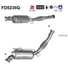 Image de Filtre À Particules, Système D'Échappement Fd5238q As As Fd5238q Mercedes-Benz