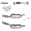 Image de Filtre À Particules, Système D'Échappement Fd5254 As As Fd5254 Fiat;Nissan;Opel;Renault;Vauxhall