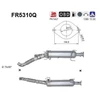 Image de Filtre À Particules Diesel, Système D'Échappement Fr5310q As As Fr5310q Citroen;Fiat;Peugeot