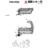 Image de Filtre À Particules Diesel, Système D'Échappement Fn5195q As As Fn5195q Dacia;Infiniti;Mercedes-Benz;Nissan;Renault