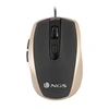Image de - Souris - pour droitiers - optique - 6 boutons - filaire - USB - or