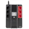 Image de OFF LINE onduleur FORTRESS BUNKER 600VA (360W) avec batterie de secours 12V/7- AVR function -6 prises Schuko- 3 avec batterie