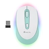 Image de Smog Mint-RB - Souris - droitiers et gauchers - optique - 4 boutons - sans fil - 2.4 GHz, Bluetooth 3.0, Bluetooth 5.0 - récepteur sans fil USB -