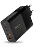 Image de - Adaptateur secteur - pour ordinateurs portables/tablettes/téléphones - 100 Watt - 5 A - PD/PPS, QC 3.0 - 4 connecteurs de sortie (2 x USB-C, 2 x