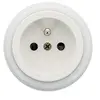 Image de - GARBY - Prise avec terre Porcelaine Blanche 16A-250V Réf. 30208173