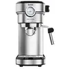 Image de Cafetière à expresso Cafelizzia 790 Steel Pro - Machine à café avec buse vapeur "Cappuccino" - 20 bar - Acier