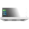 Image de Cecotec Hotte Aspirante Télescopique 60cm Flux TLT 605500 White Black A++. Moteur 70W, Faible consommation, Frontal verre blanc, Puissance 550m³/h, Contrôle tactile et gestes, Filtre à charbon en occasion ou reconditionné