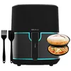 Image de Cecotec Friteuse à Air sans Huile de 5,5 L Cecofry Fantastik Inox 5500 Pack. 1500W, Technologie PerfectCook, 9 Modes de Cuisson, Tactile, Réglable 80-200ºC, Cuisson jusqu'à 60 min, Pack d'Accessoires en occasion ou reconditionné