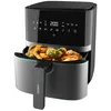 Image de Cecotec Friteuse sans Huile 5,5 L Cecofry Full InoxBlack Pro 5500. 1600 W, Diététique, Numérique avec Finitions en Acier inoxydable, 5,5 L de capacité et technologie PerfectCook en occasion ou reconditionné