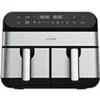 Image de Friteuse à air chaud indépendante Advance 9000 Double 9 L 2800 W Noir, Acier inoxydable