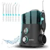 Image de Cecotec Hydropulseur Bucal Bamba ToothCare 1200 Jet Pro 7 buses jusqu'à 1250-1700 impulsions par minute, écran LED, capacité 1000 ml, 10 réglages de pression, IPX4, déinfection à la lumière UV en occasion ou reconditionné