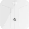 Image de Pèse-personne Bluetooth Analyse corporelle 180 kg Ecran LED verre trempé Noir