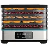 Image de Cecotec Déshydrateur d'Aliments VitaDry Pro. 300 W, Déshydrateur de Fruits avec 5 Plateaux Réglables en Hauteur, Écran Digital, Minuterie de 30 min à 48 heures, Température de 35°C à 70°C, Inox. en occasion ou reconditionné