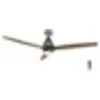 Image de Ventilateur de plafond avec Energysilence Aero 5300 White & Wood Design. 30W, diamètre 52 "avec 3 lames