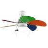 Image de Cecotec - Ventilateur de Plafond avec Lumière EnergySilence Aero 360 ColorFull - 50 W, Diamètre 91 cm, 3 Vitesses et 6 Pales, Lames Réversibles, Mode Eté/Hiver, Utilisation Facile en occasion ou reconditionné
