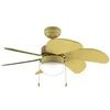 Image de Ventilateur Générique 50W - 36 pouces (92 cm) - Lampe intégrée - 3 vitesses - 6 pales - Eté/Hiver