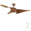 Image de Cecotec - Ventilateur de Plafond avec Lumière EnergySilence Aero 5290 BlackWood - 40 W, Diamètre 132 cm, 3 Pales, LED 18 W, Minuterie 8 Heures et 6 Vitesses Mode Été/Hiver, Design Élégant en occasion ou reconditionné