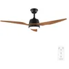Image de Cecotec - Ventilateur de Plafond avec Lumière EnergySilence Aero 5250 BlackWood - 62 W, Diamètre 122 cm, 3 Pales, Télécommande, 3 Vitesses et Minuterie en occasion ou reconditionné
