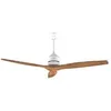 Image de Ventilateur Générique 40W - 132 cm - 3 pales - 6 vitesses - Télécommande - Minuteur 8h - Eté/Hiver - Noir