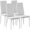 Image de Lot de 4 chaise vs venta stock interieur non empilable non pliable H. 97 cm en metal blanc