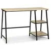 Image de Bureau Lisboa Noir, Table pour PC, Style Industriel, 105 cm Longueur
