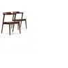 Image de Lot de 2 chaise vs venta stock interieur non empilable non pliable en bois massif H. 76 cm