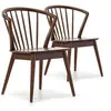 Image de Lot de 2 chaise vs venta stock interieur non empilable non pliable H. 84 cm en bois massif