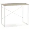 Image de Bureau Cáceres Blanc,Table pour PC, Style Industriel, 90 cm Longueur