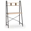 Image de Bureau Blanca noir, 1 étagère, style industriel, 83 cm longueur