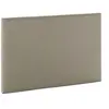 Image de Tête de lit Aura tapissée en tissu Beige 90x60 cm.