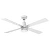 Image de Ventilateur de plafond de 122 cm DC avec télécommande et LEDs en blanc