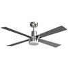 Image de Ventilateur de plafond DC 122cm pales en érable avec LED et wifi en argent